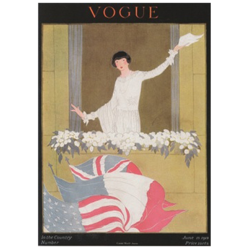 Постер Vogue Cover 1918 June  в Омске | Loft Concept 