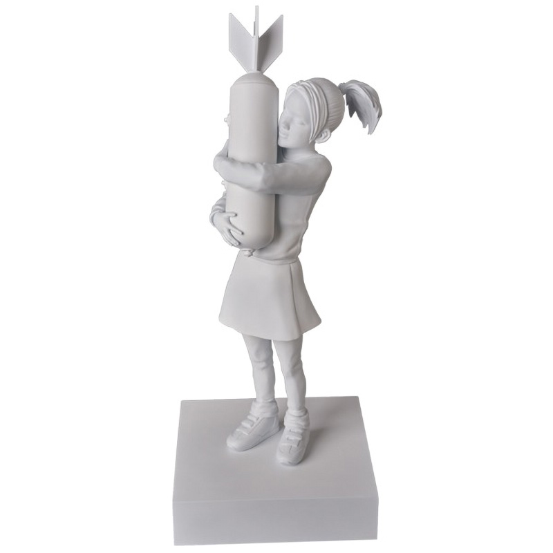 Статуэтка Banksy Bomb Hugger Sculpture White Белый в Омске | Loft Concept 