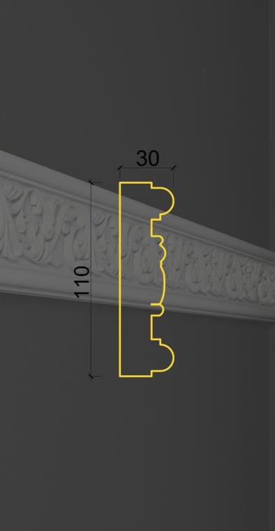 Молдинг с орнаментом MO-20 в Омске