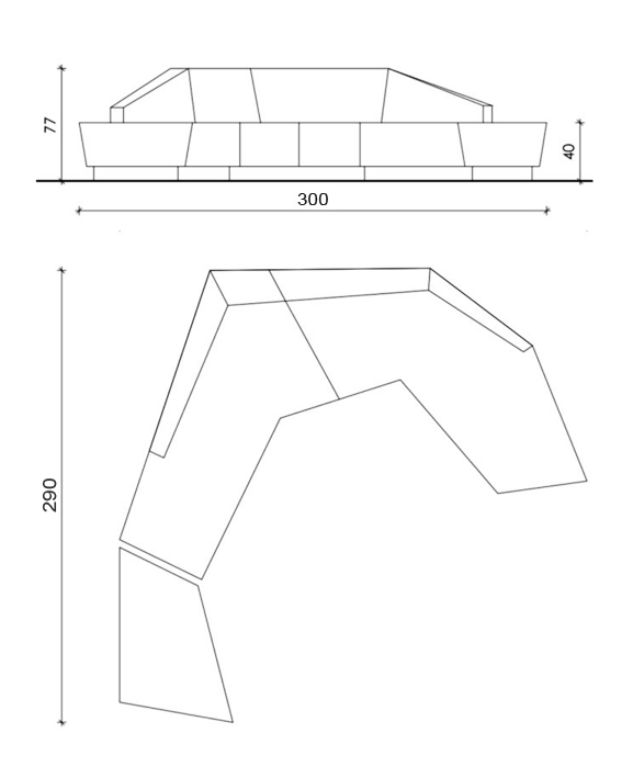 Диван Anaktae ADRASTUS SOFA в Омске