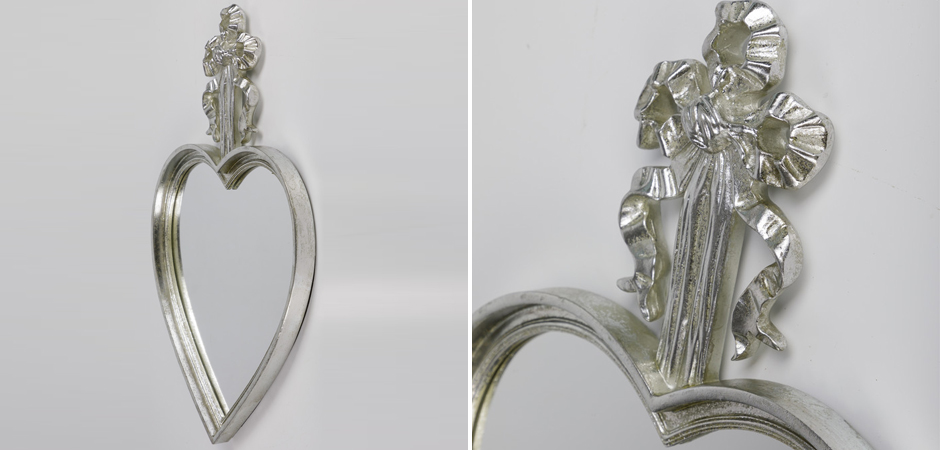 Зеркало Mirror Heart Серебристое Зеркало Mirror Heart Серебристое - Loft-Concept в Омске