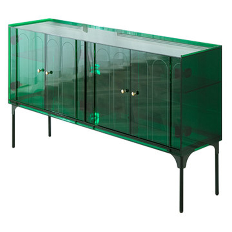 Зеленый комод из акрила Green Acrylic Furniture Chest of Drawers Зеленый в Омске | Loft Concept 