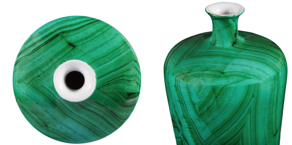 Ваза Malachite Vase flask Ваза Malachite Vase flask - Loft-Concept в Омске
