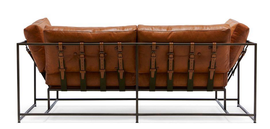 Двухместный диван Two Seat Encounter Leather Sofa Двухместный диван Two Seat Encounter Leather Sofa - Loft-Concept в Омске