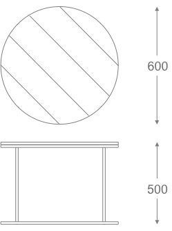 Стол Loft Wooden Round в Омске