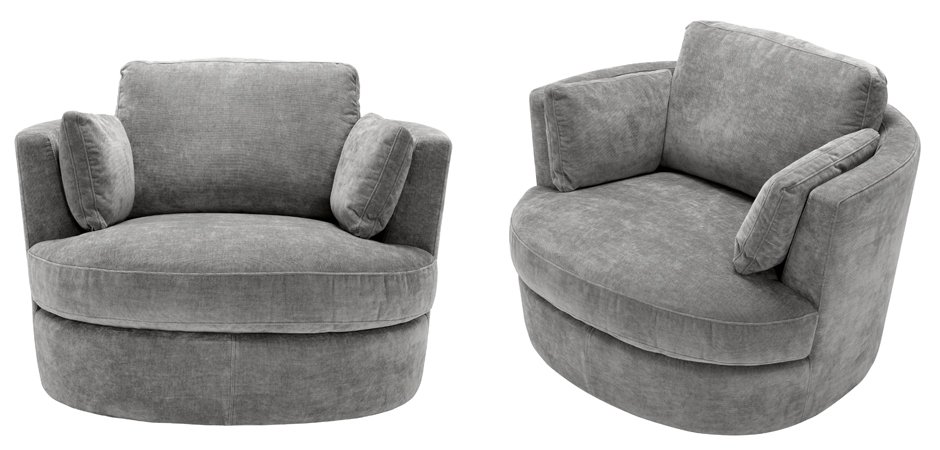 Кресло Eichholtz Chair Clarissa Grey - Loft-Concept в Омске