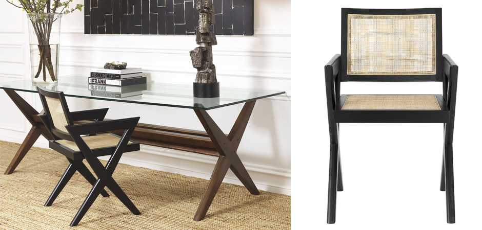 Стул Eichholtz Dining Chair Augustin black Стул Eichholtz Dining Chair Augustin black - Loft-Concept в Омске