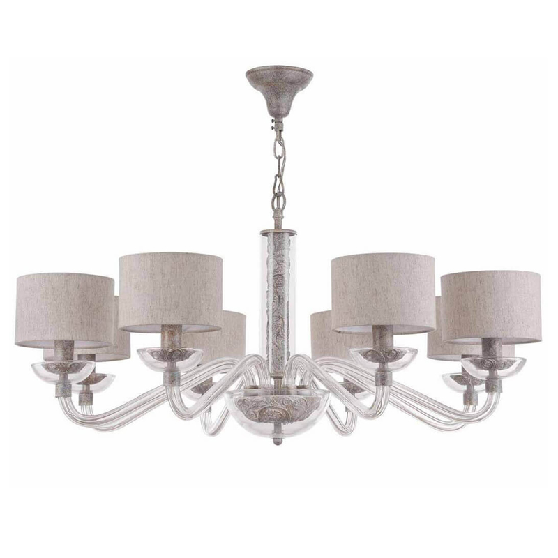 Люстра Sabella Light Chandelier 8 lamp Серый в Омске | Loft Concept 