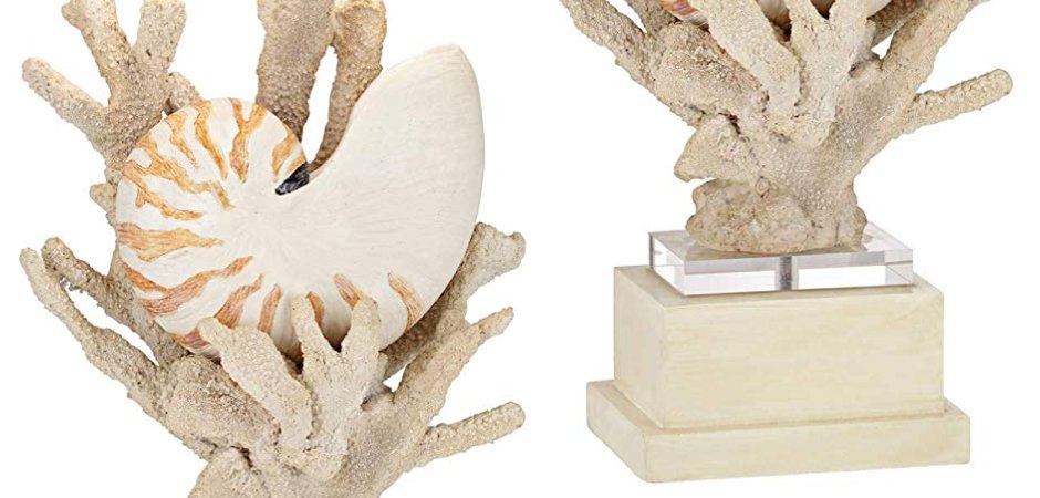 Nautilus Shell and White Coral Table Lamp Nautilus Shell and White Coral Table Lamp - Loft-Concept в Омске