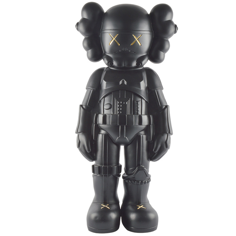 Статуэтка KAWS Black Soldier Gold X Черный Золотой в Омске | Loft Concept 