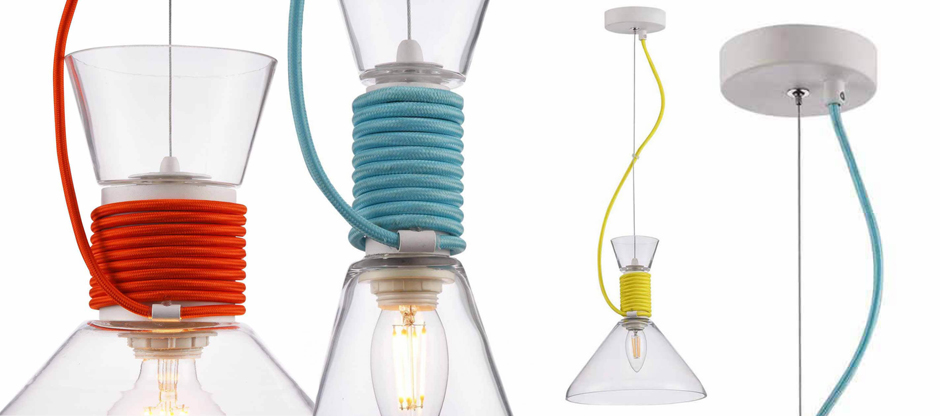 Подвесной Светильник Lamp With Multi-Colored Ropes Подвесной Светильник Lamp With Multi-Colored Ropes - Loft-Concept в Омске