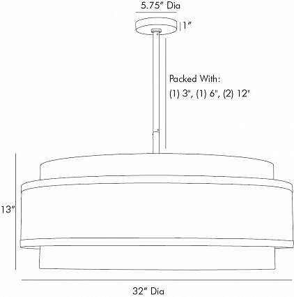 Люстра Arteriors UTTERSON CHANDELIER в Омске