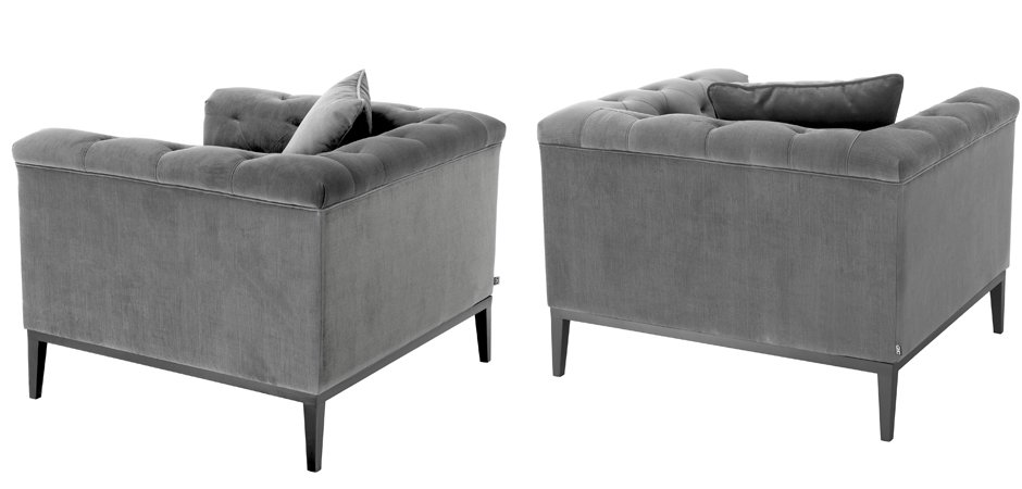 Кресло Eichholtz Chair Cesare Grey Кресло Eichholtz Chair Cesare Grey - Loft-Concept в Омске