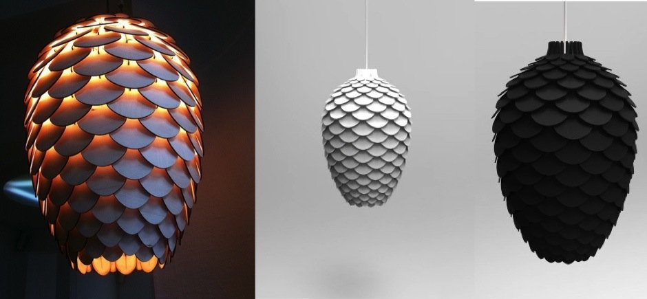 Люстра Pinecone Wooden King Люстра Pinecone Wooden King - Loft-Concept в Омске