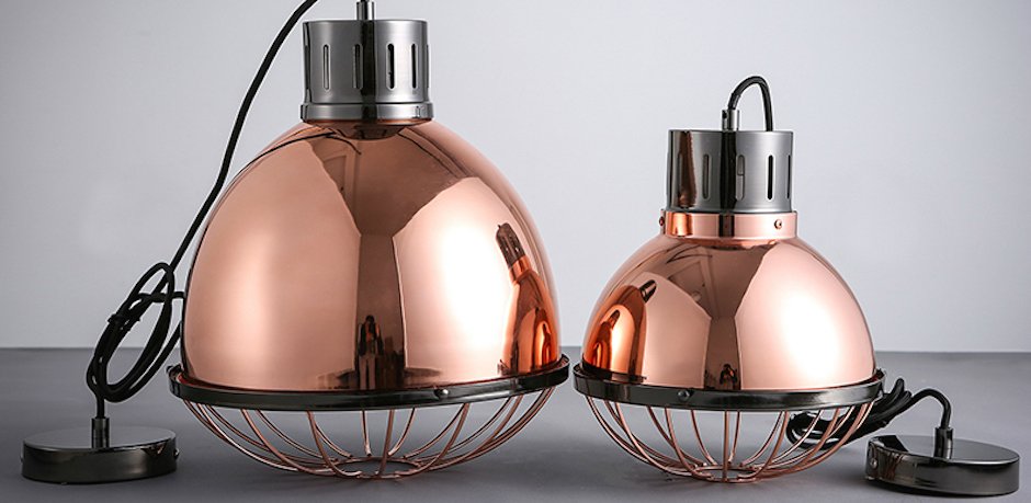 Подвесной светильник Ufo Copper Pendant Big Подвесной светильник Ufo Copper Pendant Big - Loft-Concept в Омске