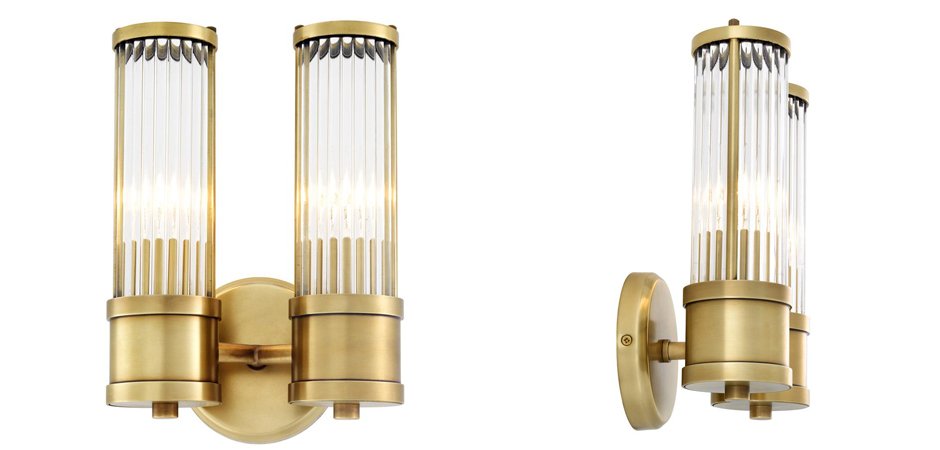 Бра Wall Lamp Claridges Dual Brass - Loft-Concept в Омске