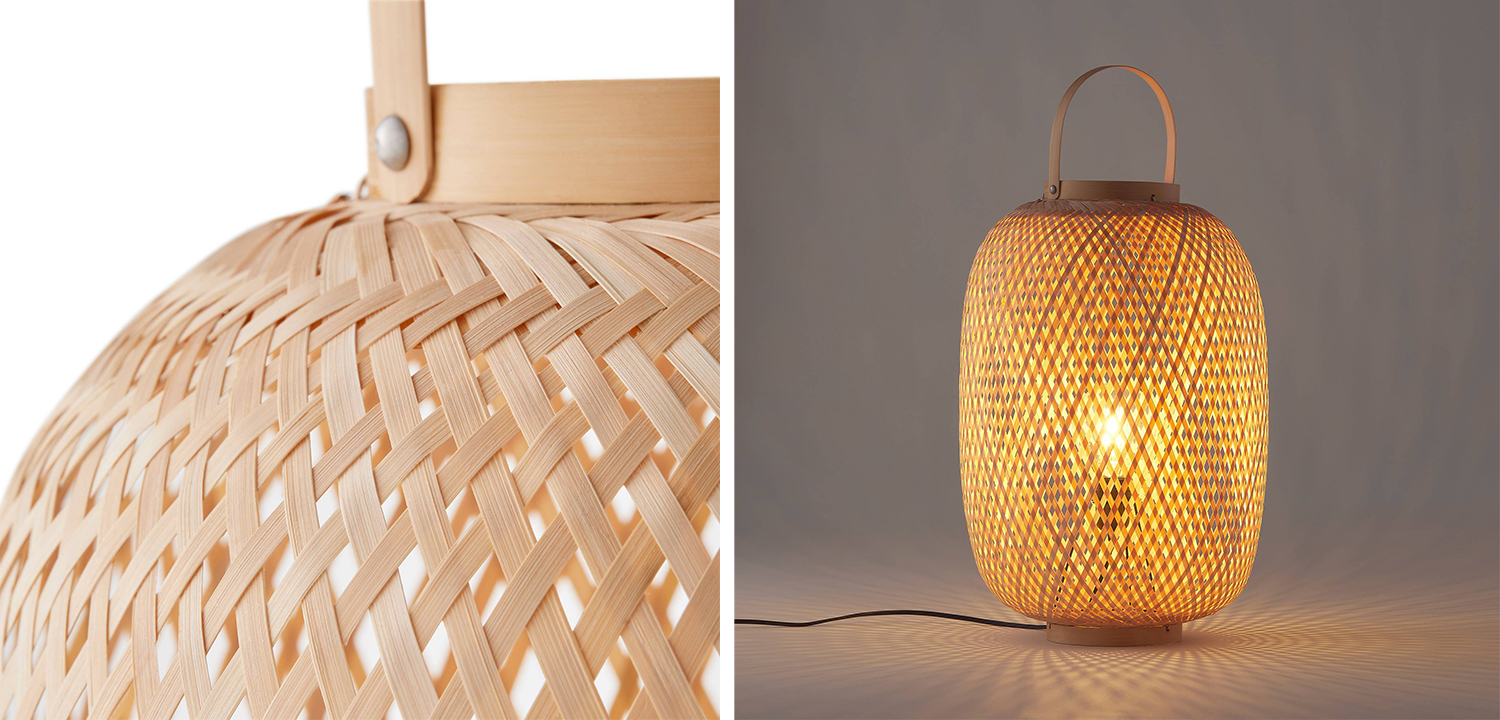 Настольная лампа Lantern Wicker Table lamp - фото