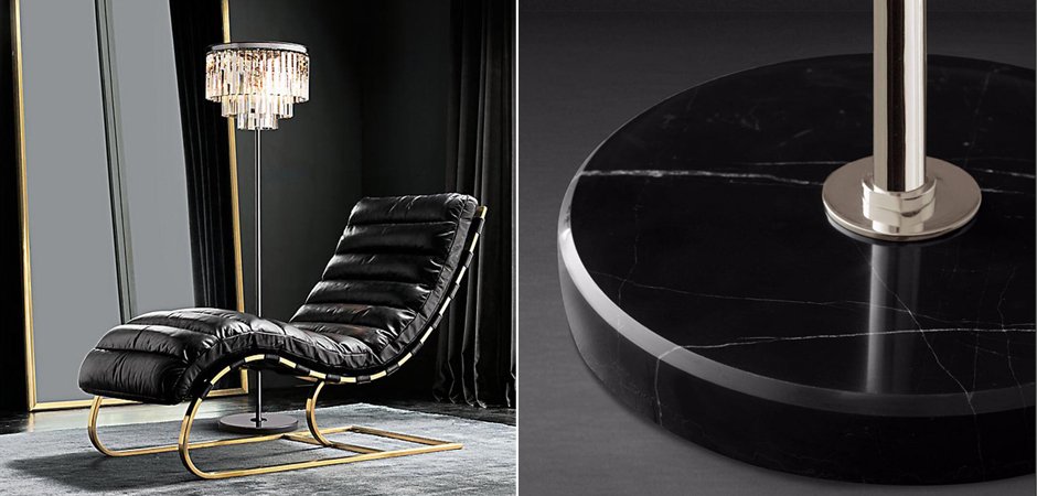 Торшер RH Odeon Floor Lamp Chrome Торшер RH Odeon Floor Lamp Chrome - Loft-Concept в Омске
