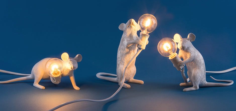 Настольная лампа Seletti Mouse Настольная лампа Seletti Mouse - Loft-Concept в Омске