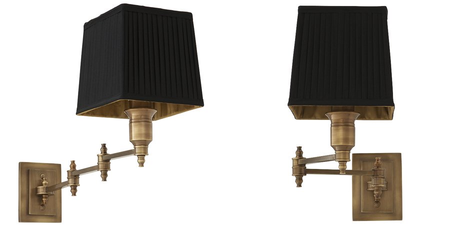 Бра Wall Lamp Lexington Swing Brass+Black Бра Wall Lamp Lexington Swing Brass+Black - Loft-Concept в Омске