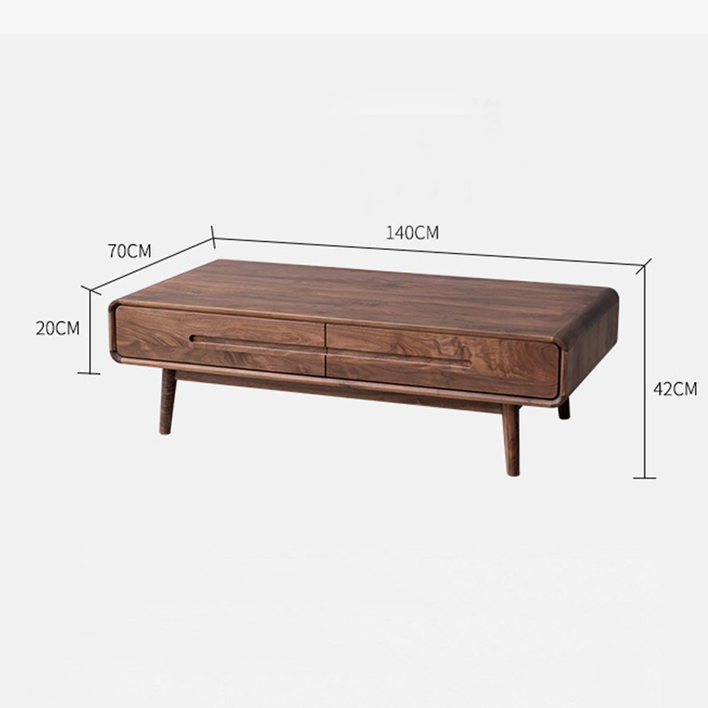 Кофейный стол из массива дерева с выдвижными ящиками Coffee Walnut Table Кофейный стол из массива дерева с выдвижными ящиками Coffee Walnut Table в Омске