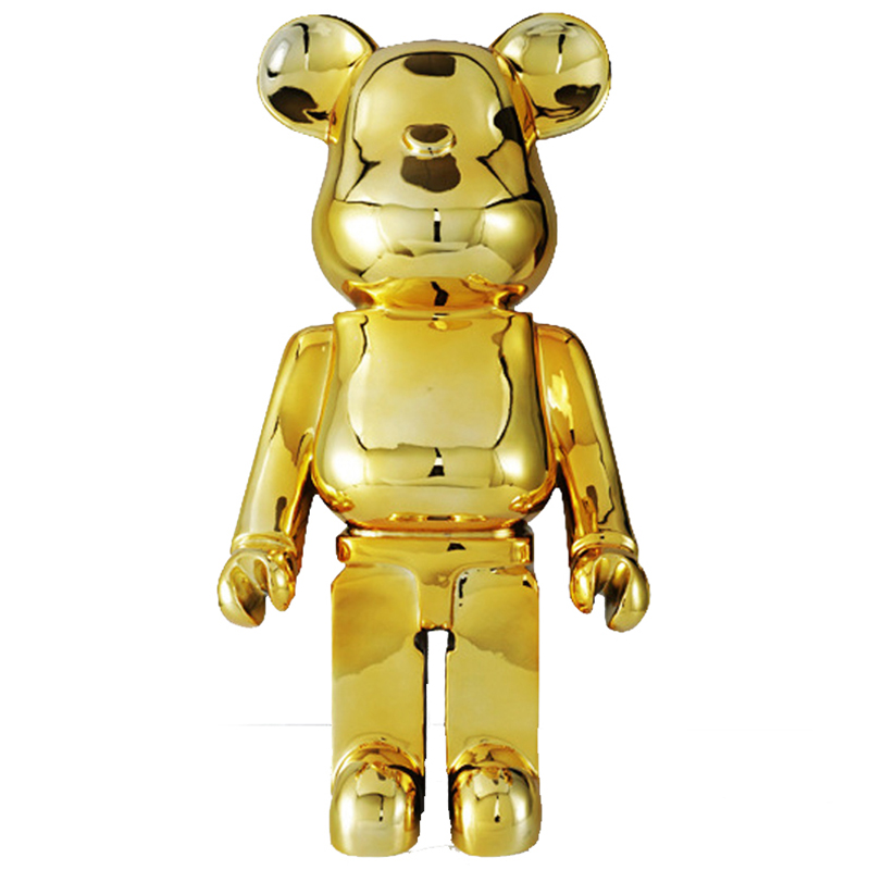 Статуэтка Bearbrick Gold Глянцевое золото в Омске | Loft Concept 