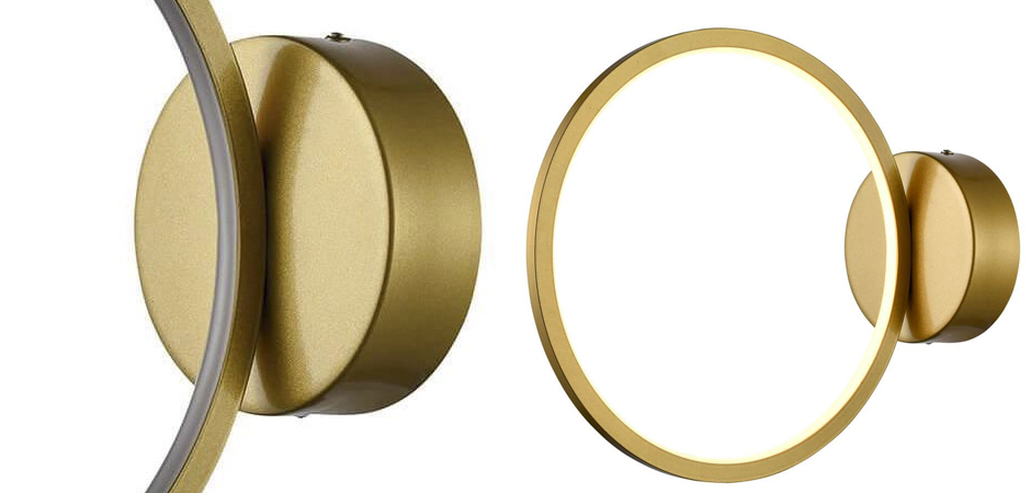 Бра Luminous Ring Gold Bra Бра Luminous Ring Gold Bra - Loft-Concept в Омске