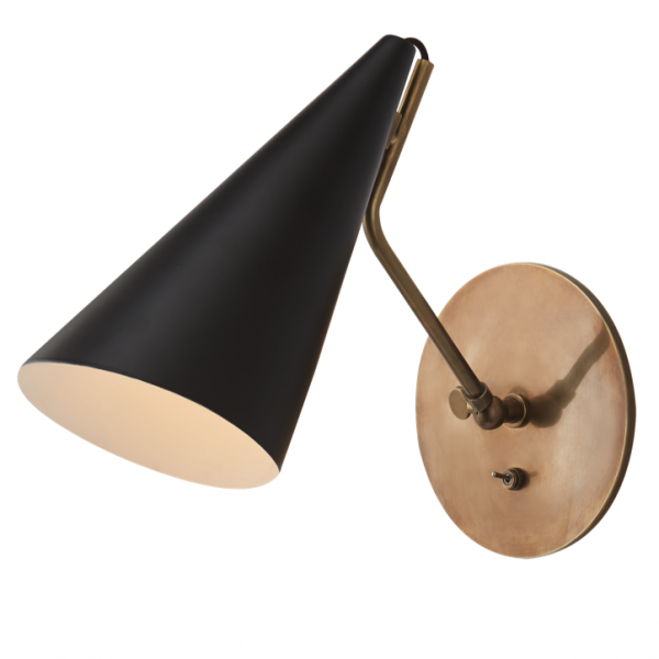 Бра VC light CLEMENTE wall lamp black Черный в Омске | Loft Concept 