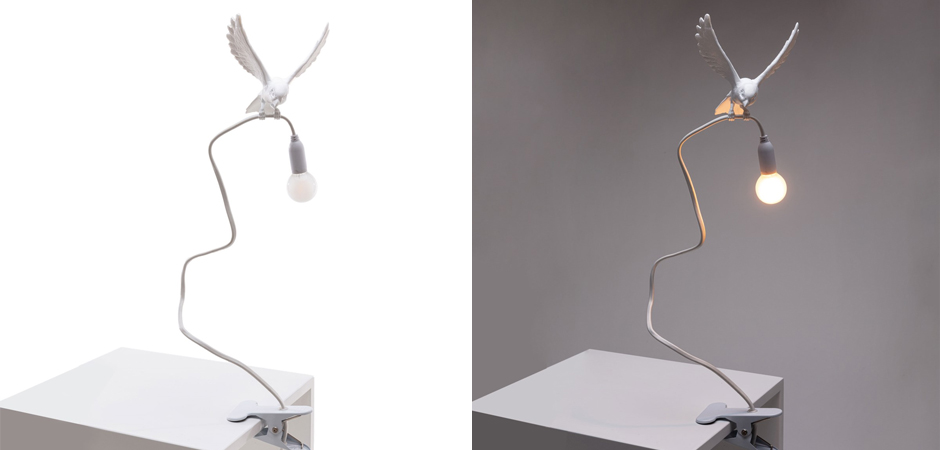 Настольная лампа Seletti Sparrow Landing Настольная лампа Seletti Sparrow Landing - Loft-Concept в Омске