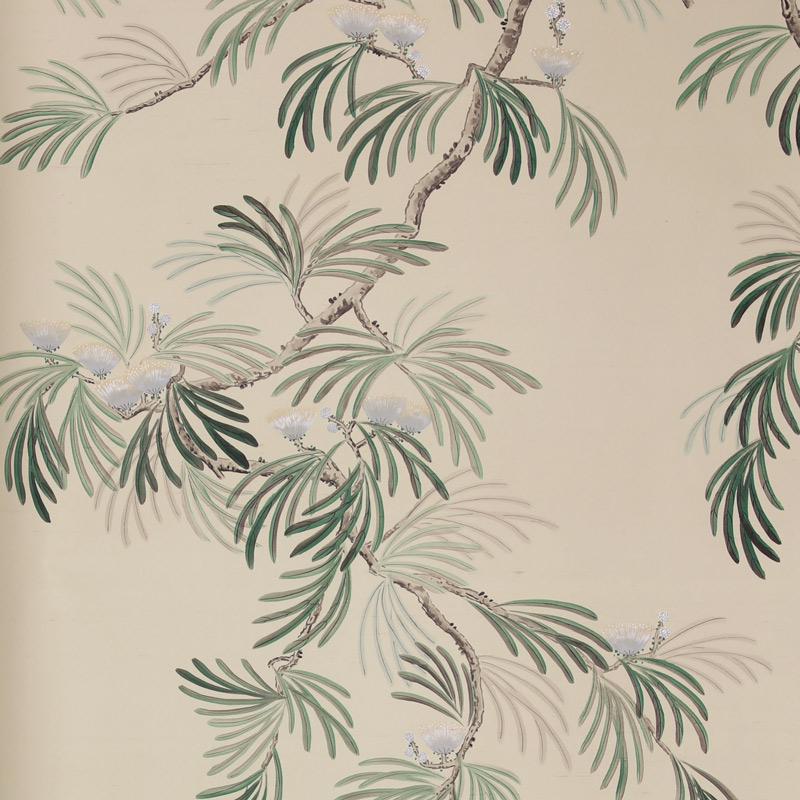 Обои ручная роспись Silk Tree Special Colurway on Sabbia slub silk  в Омске | Loft Concept 
