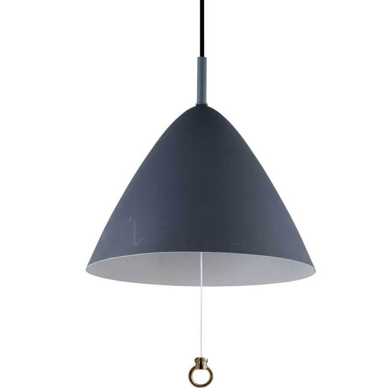 Подвесной светильник Cosmo Dome Cone black Черный в Омске | Loft Concept 