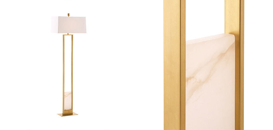 Торшер Arteriors MARKHAM FLOOR LAMP Brass Торшер Arteriors MARKHAM FLOOR LAMP Brass - Loft-Concept в Омске