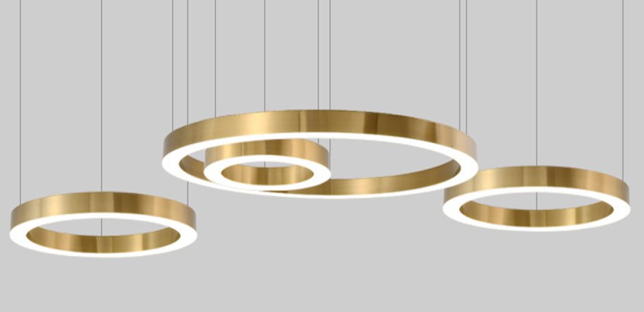 Люстра Light Ring Horizontal Люстра Light Ring Horizontal - Loft-Concept в Омске
