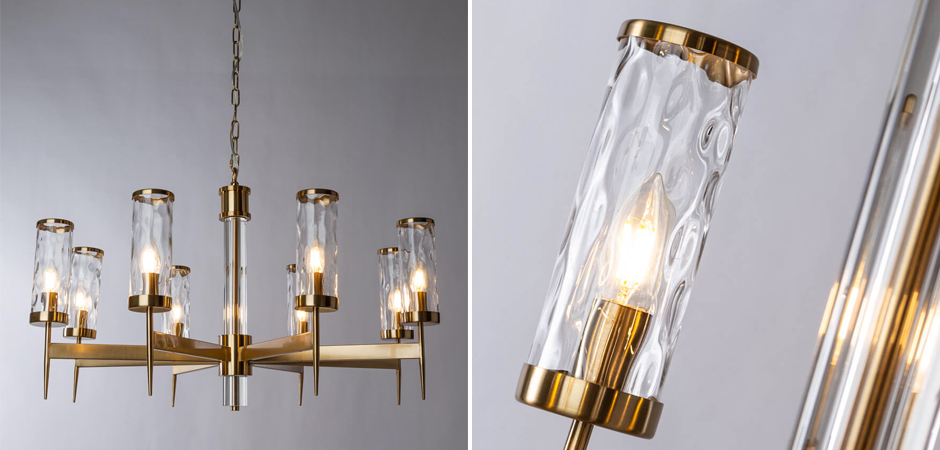 Люстра Brass Wheel в Американском стиле Люстра Brass Wheel в Американском стиле - Loft-Concept в Омске
