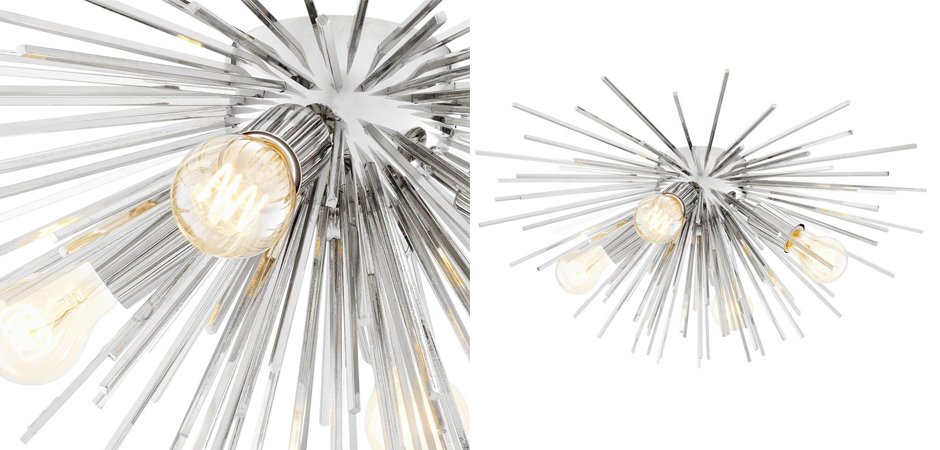 Потолочный светильник Ceiling Lamp Boivin Nickel Потолочный светильник Ceiling Lamp Boivin Nickel - Loft-Concept в Омске