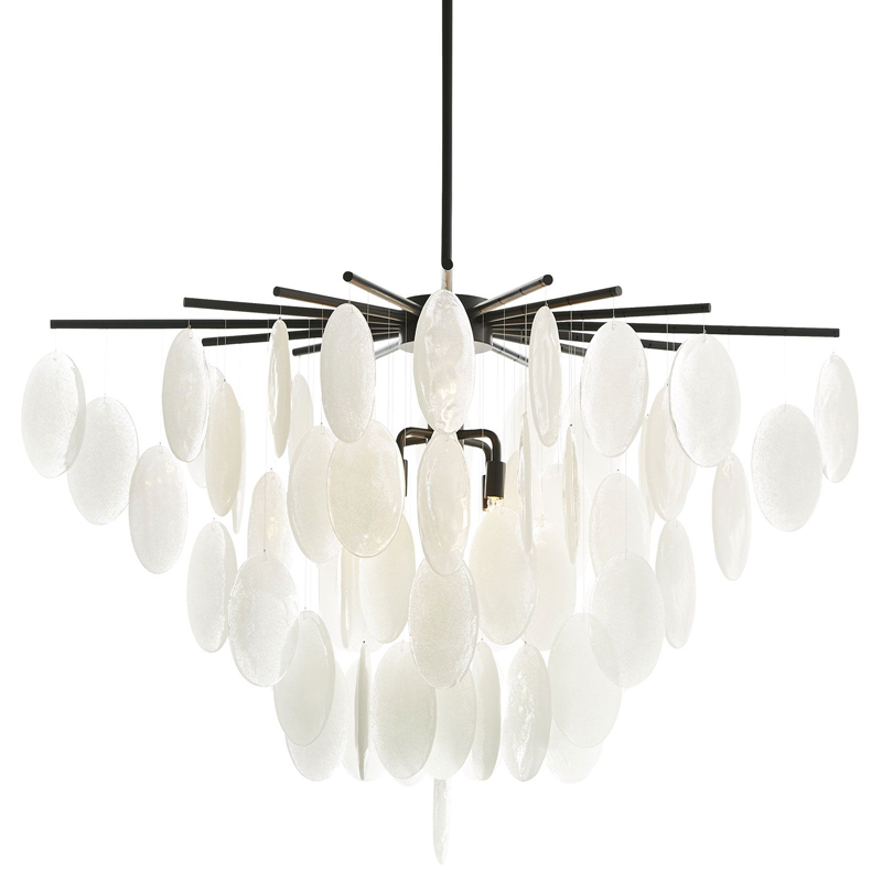 Люстра Arteriors TIFFANY CHANDELIER Черный Прозрачный в Омске | Loft Concept 