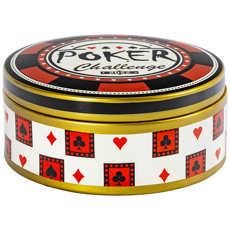 Шкатулка Poker Collection Box Золотой Белый Черный Красный в Омске | Loft Concept 