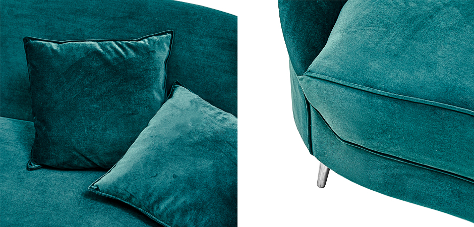 Диван Paulet Sofa Изумрудный велюр - Loft-Concept в Омске