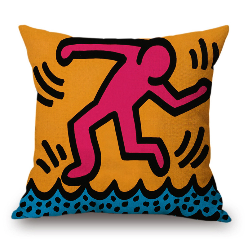 Подушка Keith Haring 4 Мульти в Омске | Loft Concept 