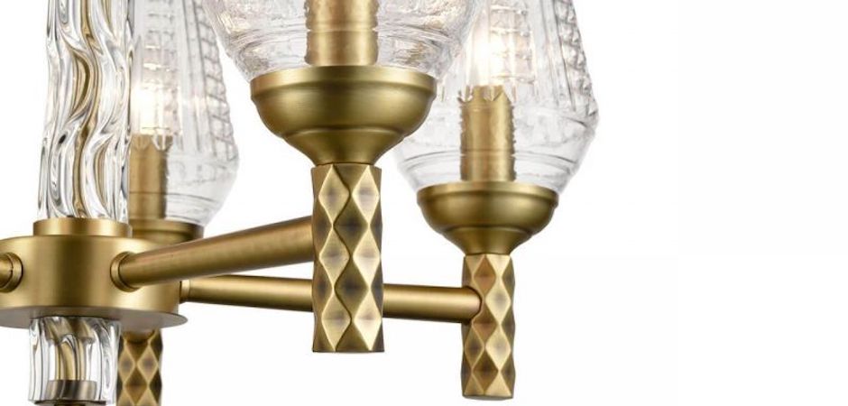 Люстра Ribbed Chandelier Люстра Ribbed Chandelier - Loft-Concept в Омске