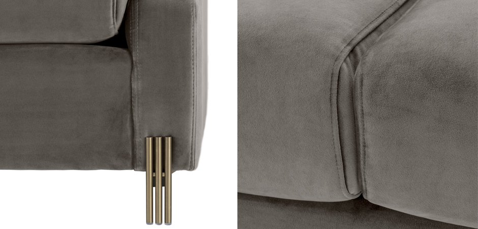 Диван Eichholtz Sofa Candice grey Диван Eichholtz Sofa Candice grey - Loft-Concept в Омске