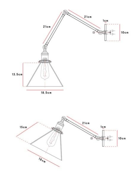 Бра Gloce Cone Shade Loft Industrial Glass в Омске