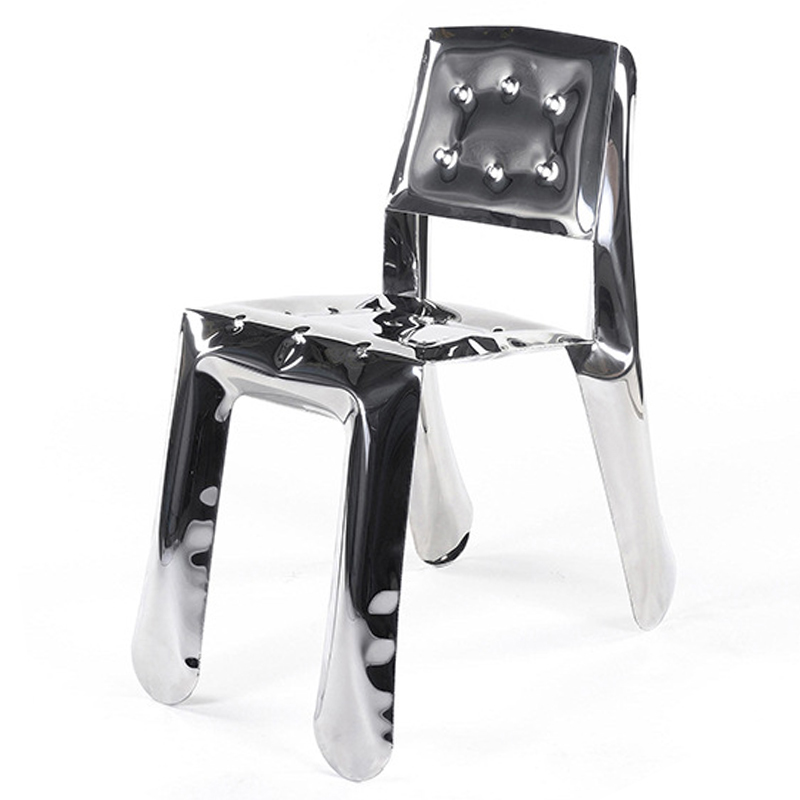 Стул Chippensteel 0.5 Polished Stainless Steel Seating by Zieta Chrome Хром в Омске | Loft Concept 