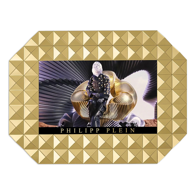 Экран Philipp Plein GOLD STUD NFT XL 65 дюймов Золотой Зеркало в Омске | Loft Concept 