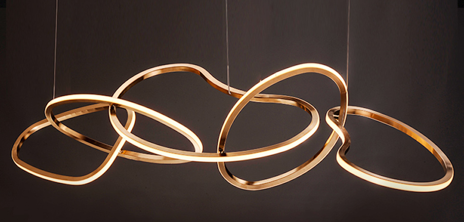 Unfolded Hanging RING Gold Unfolded Hanging RING Gold - Loft-Concept в Омске
