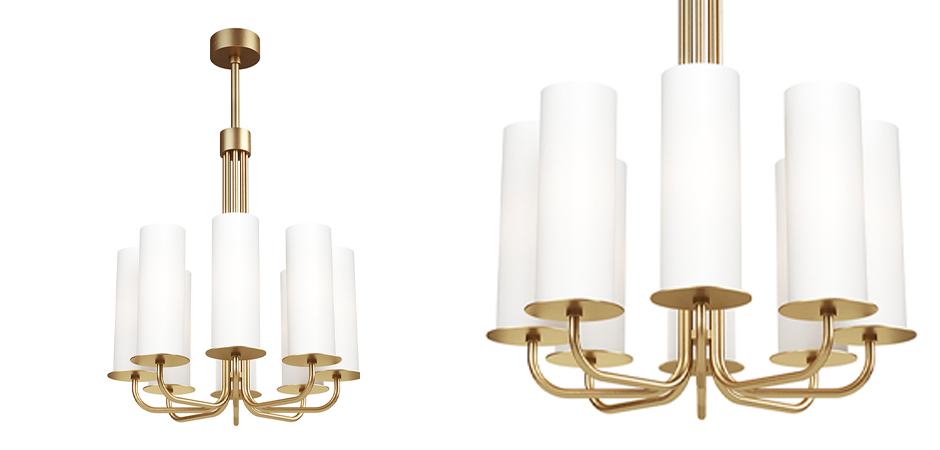 Люстра из латуни Spindle - Loft-Concept в Омске