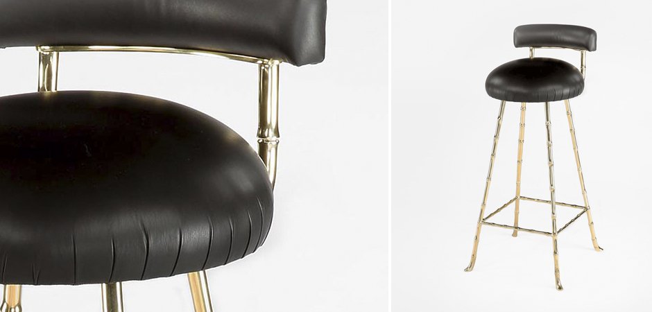 Барный стул High Upholstered Bar Stool Барный стул High Upholstered Bar Stool - Loft-Concept в Омске