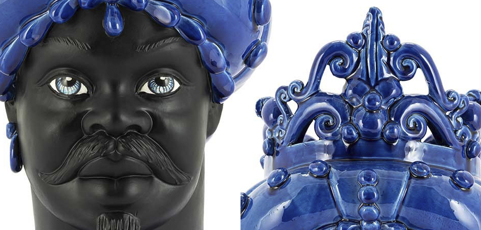 Ваза VASE MORO MAN MED. MAT Blue Ваза VASE MORO MAN MED. MAT Blue - Loft-Concept в Омске