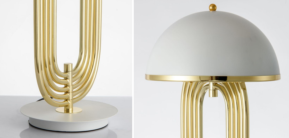 Настольная лампа Delightfull Turner Table Lamp White Настольная лампа Delightfull Turner Table Lamp White - Loft-Concept в Омске