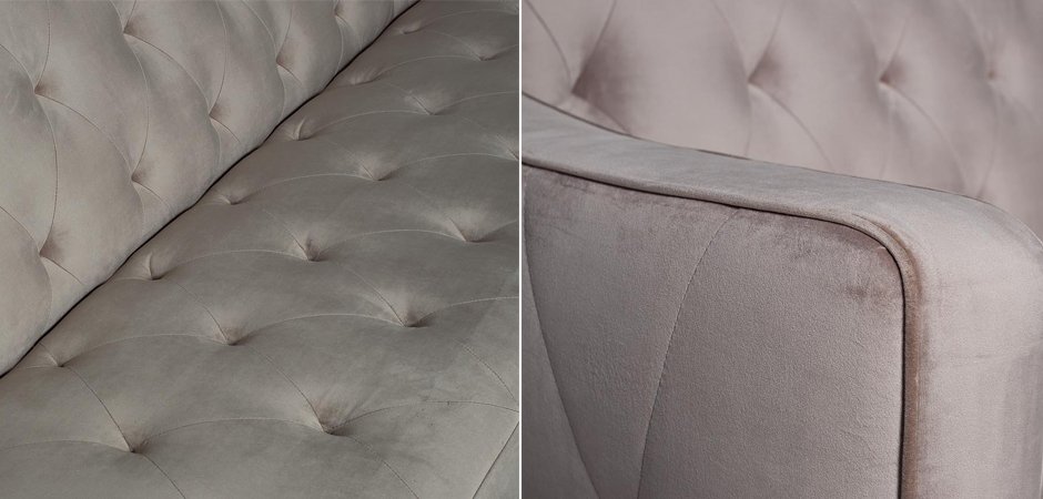 Диван Abbyson Emily Tufted Sofa Gray Диван Abbyson Emily Tufted Sofa Gray - Loft-Concept в Омске